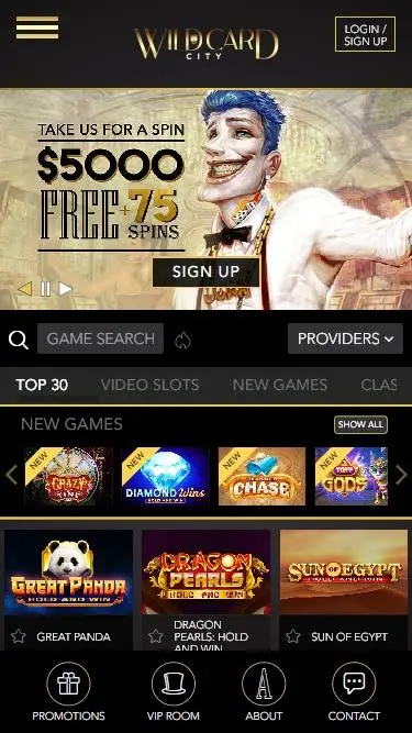 Wild Card Sity - Best online Casino in Australia 2026